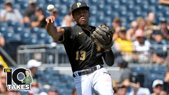 Kovacevic: Hayes hits hard enough to homer, so what's missing? taken at PNC Park (DK's 10 Takes)